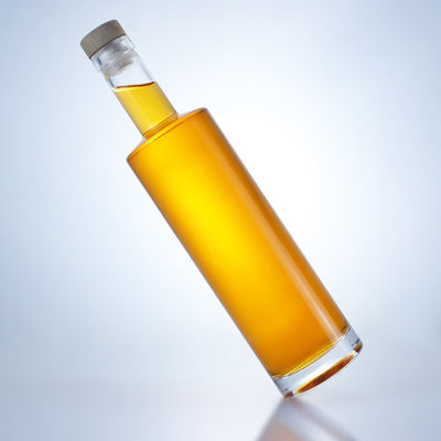 700 ml κυλινδρικό γυάλινο μπουκάλι για μπράντι ουίσκι τζιν ρούμι σαμπάνια