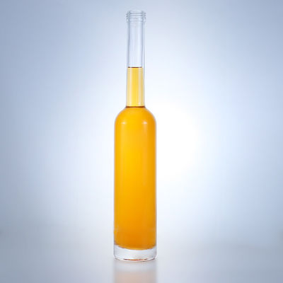 Διαυγές φλιντ γυάλινο κολάρο 500 ml μπουκάλι με μακρύ λαιμό για τζιν ρούμι σαμπάνια μπράντυ ουίσκι