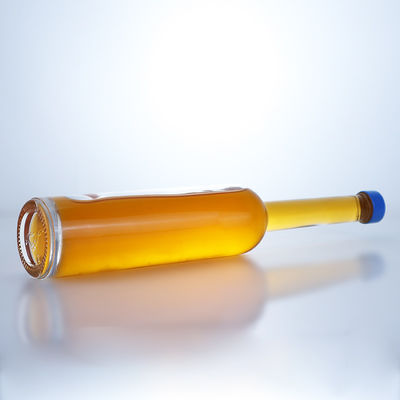 Διαυγές φλιντ γυάλινο κολάρο 500 ml μπουκάλι με μακρύ λαιμό για τζιν ρούμι σαμπάνια μπράντυ ουίσκι