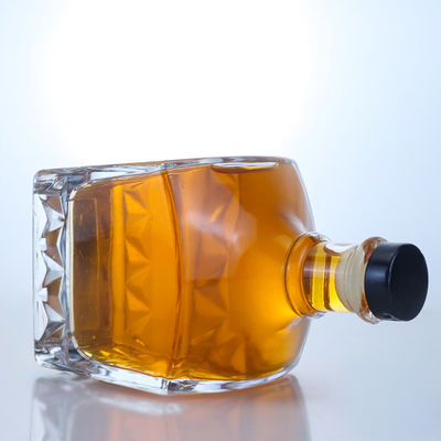 750 ml γυάλινο μπουκάλι για τζιν, ρούμι, σαμπάνια, μπράντυ, ουίσκι, λικέρ