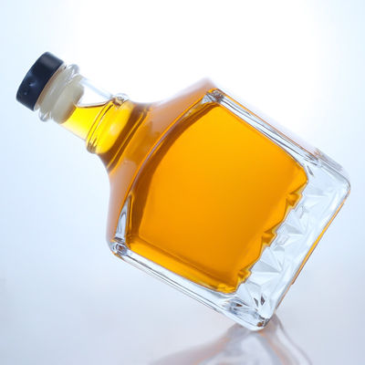 750 ml γυάλινο μπουκάλι για τζιν, ρούμι, σαμπάνια, μπράντυ, ουίσκι, λικέρ
