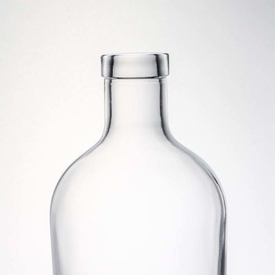 Κεπάκι βίδας 750 ml 1000 ml διαυγές τζιν σφαιριού ρούμι σαμπάνιας ποτό γυάλινο μπουκάλι με φελλό ξύλου