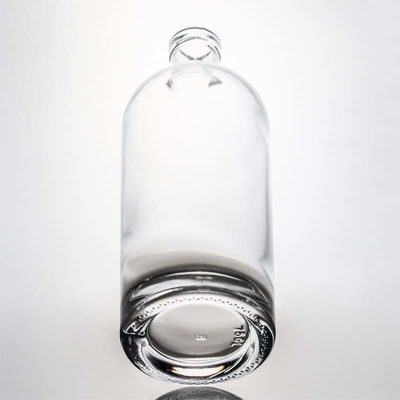 Κεπάκι βίδας 750 ml 1000 ml διαυγές τζιν σφαιριού ρούμι σαμπάνιας ποτό γυάλινο μπουκάλι με φελλό ξύλου
