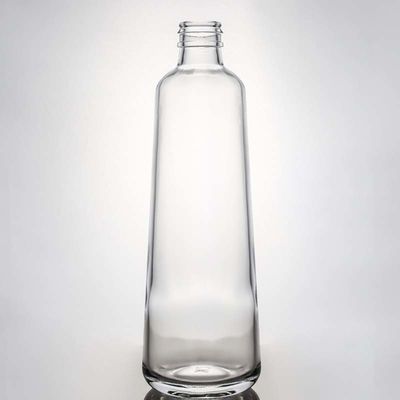 Προσαρμοσμένο Super Flint Round Clear Glass Flask για τζιν ρούμι βότκα ουίσκι 580ml 1000ml