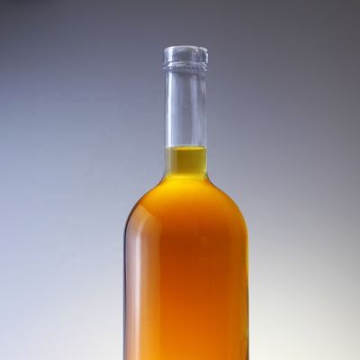 Γυάλινο μπουκάλι λικέρ στρογγυλό 75cl μπουκάλι για φελλό τύπου 1000ml 1750ml υλικό κολάρο