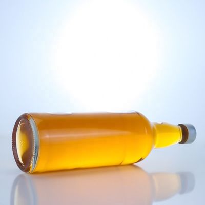 Ετικέτα 500ml 700ml Καθαρή τεκίλα ουίσκι βότκα γυάλινο μπουκάλι