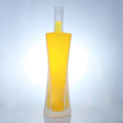 750 ml καθαρή βότκα ουίσκι γυάλινα μπουκάλια με φελλό για την αποθήκευση ποτών