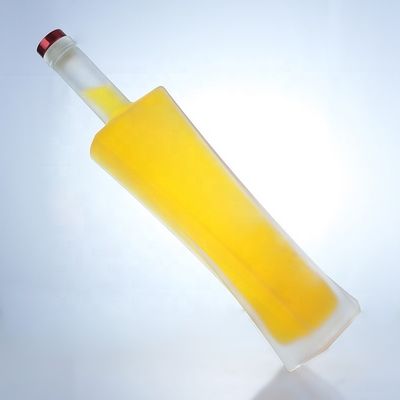 750 ml καθαρή βότκα ουίσκι γυάλινα μπουκάλια με φελλό για την αποθήκευση ποτών