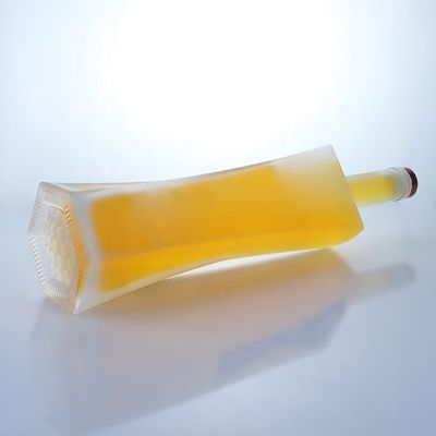 750 ml καθαρή βότκα ουίσκι γυάλινα μπουκάλια με φελλό για την αποθήκευση ποτών