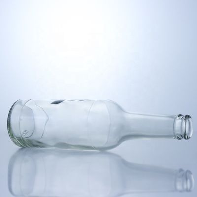 Φλίντ γυαλί 276ml Μπράντυ Βότκα Τεκίλα γυαλί μπουκάλι με φελλό για το υλικό του σώματος γυαλί