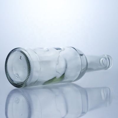 Φλίντ γυαλί 276ml Μπράντυ Βότκα Τεκίλα γυαλί μπουκάλι με φελλό για το υλικό του σώματος γυαλί