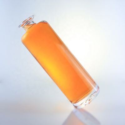 750 ml μοναδικό στρογγυλό μπουκάλι γυαλιού με προσαρμοσμένο λογότυπο και φελλό