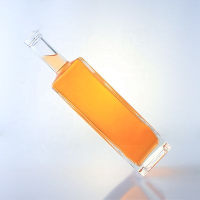 Σφιχτό κάτω 750 ml γυάλινο μπουκάλι για οινοπνευματώδη ποτά κρασί ουίσκι βότκα τζιν