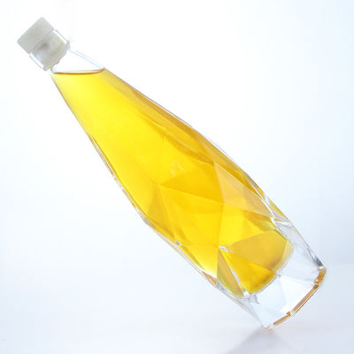 Διαυγές ή εξατομικευμένο μοναδικό 750 ml ουίσκι βότκα αλκοόλ γυάλινο μπουκάλι