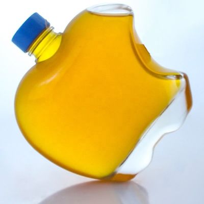 Προσαρμοσμένο λογότυπο μοναδικό κενό μπουκάλι γυαλιού για τζιν ουίσκι ρούμι τεκίλα μπράντυ