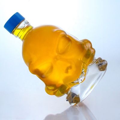 Υλικό κολάρου Γυαλί Super Flint Γυαλί 750 ml Διαυγές γυάλινο μπουκάλι με καπάκι βίδας