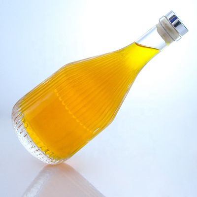 Φλιντ γυαλί 500ml 750ml 1000ml Ειδικό σχήμα μπουκάλι ουίσκι βότκα με προσαρμοσμένο λογότυπο
