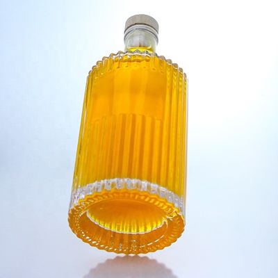 500 ml 750 ml 1000 ml Διαφανές κενό γυάλινο μπουκάλι για Βότκα Τζιν Ρουμ Ουίσκι Μπράντυ
