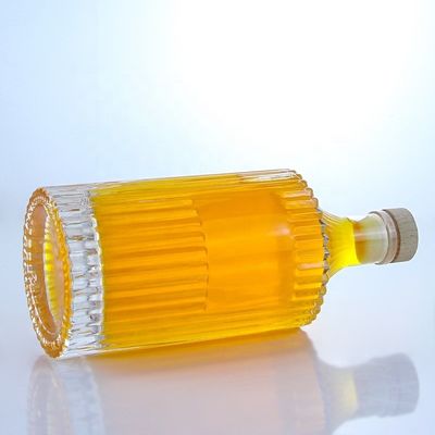 500 ml 750 ml 1000 ml Διαφανές κενό γυάλινο μπουκάλι για Βότκα Τζιν Ρουμ Ουίσκι Μπράντυ