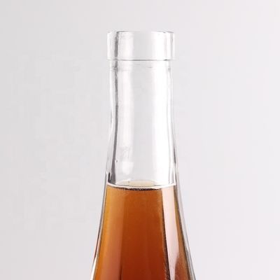 Διαφανές 750 ml γυαλί φλιντ άδειο ποτό ρούμι τζιν οινοπνεύματα βότκα τεκίλα μπουκάλια με φελλό