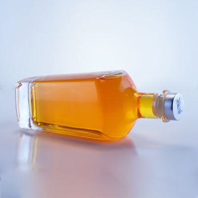 750 ml καθαρό βερνίκι ποτό γυάλινο μπουκάλι για μοναδικό υγρό ουίσκι βότκα ρούμι τεκίλα