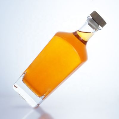 Επεξεργασία επιφάνειας με θερμό σφράγιση Καθαρό ή προσαρμοσμένο χρώμα 750 ml Ρουμ Βότκα Λικέρ γυάλινο μπουκάλι