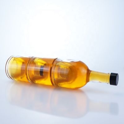 Έλεγκτο 500ml 750ml 1000ml Φλιντ γυάλινο μπουκάλι για ουίσκι Βότκα Σαμπάνια Τεκίλα