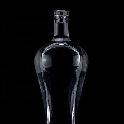 Διαυγές 200ml 375ml 500ml 750ml γυάλινο κρασί ουίσκι βότκα τεκίλα μπουκάλι με φελλό