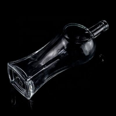 Διαυγές 200ml 375ml 500ml 750ml γυάλινο κρασί ουίσκι βότκα τεκίλα μπουκάλι με φελλό