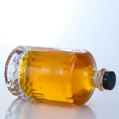 500 ml 700 ml 750 ml Flint Glass Spirit Gin Ουίσκι Βότκα Μπράντυ Λικέρ Φιάλο με φελλό