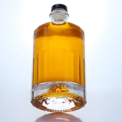 500 ml 700 ml 750 ml Flint Glass Spirit Gin Ουίσκι Βότκα Μπράντυ Λικέρ Φιάλο με φελλό
