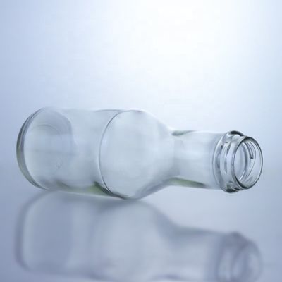200/375/500/750/1000ml γυάλινο μπουκάλι με καπάκι με βίδα για χυμό νερού γάλα καφέ