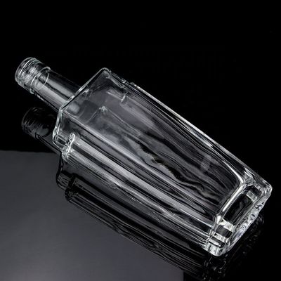 500 ml 700 ml 750 ml φιαλίδιο από γυαλί για σαμπάνια Gin Rum Διαφανές και ανάγλυφο