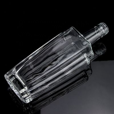 500 ml 700 ml 750 ml φιαλίδιο από γυαλί για σαμπάνια Gin Rum Διαφανές και ανάγλυφο