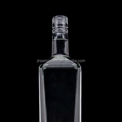 Φλιντ γυαλί 500ml 750ml 1000ml Ειδικό σχήμα κενό μπουκάλι για βότκα Ουίσκι Τζιν Ρουμ