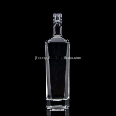 Φλιντ γυαλί 500ml 750ml 1000ml Ειδικό σχήμα κενό μπουκάλι για βότκα Ουίσκι Τζιν Ρουμ