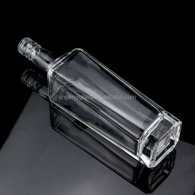 Φλιντ γυαλί 500ml 750ml 1000ml Ειδικό σχήμα κενό μπουκάλι για βότκα Ουίσκι Τζιν Ρουμ