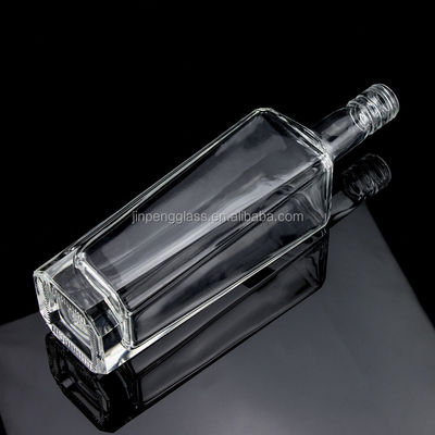 Φλιντ γυαλί 500ml 750ml 1000ml Ειδικό σχήμα κενό μπουκάλι για βότκα Ουίσκι Τζιν Ρουμ
