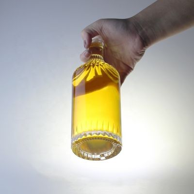 Γυαλί μπουκάλι για ουίσκι βότκα σαμπάνια τεκίλα τζιν ρούμι 750 ml 1000 ml διαφανές