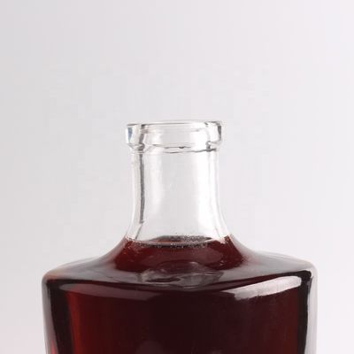Τύπος σφράγισης ουίσκι Φελλός 750 ml/1000 ml Διαφανές γυάλινο μπουκάλι για σαμπάνια