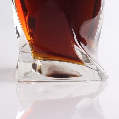 Τύπος σφράγισης ουίσκι Φελλός 750 ml/1000 ml Διαφανές γυάλινο μπουκάλι για σαμπάνια