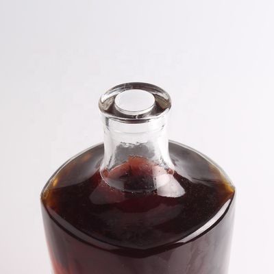 Τύπος σφράγισης ουίσκι Φελλός 750 ml/1000 ml Διαφανές γυάλινο μπουκάλι για σαμπάνια