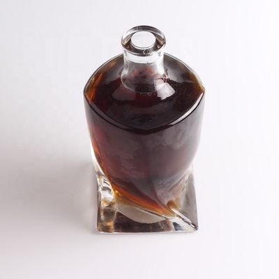 Τύπος σφράγισης ουίσκι Φελλός 750 ml/1000 ml Διαφανές γυάλινο μπουκάλι για σαμπάνια