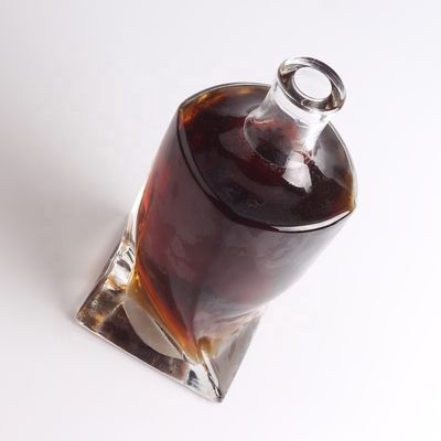 Τύπος σφράγισης ουίσκι Φελλός 750 ml/1000 ml Διαφανές γυάλινο μπουκάλι για σαμπάνια