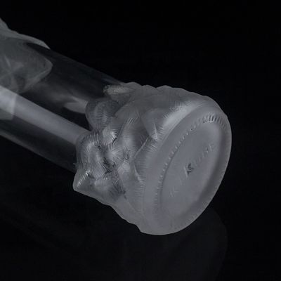 500ml 700ml 750ml Διαφανές μπουκάλι γυαλιού από φλίκο για σαμπάνια Gin Rum μοναδικό σχεδιασμό