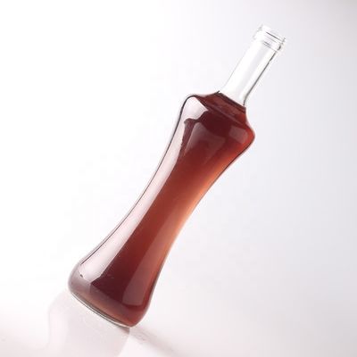 500 ml 750 ml 1000 ml γυάλινο μπουκάλι για τεκίλα Προσαρμοσμένο διαφανές υλικό σώματος