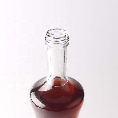 500 ml 750 ml 1000 ml γυάλινο μπουκάλι για τεκίλα Προσαρμοσμένο διαφανές υλικό σώματος