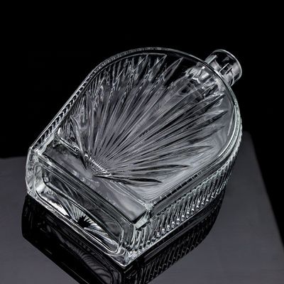 1000 ml γυάλινο γυαλί διαφανής κενή βότκα ουίσκι γυάλινο μπουκάλι για τις ανάγκες σας