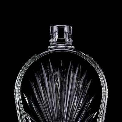 1000 ml γυάλινο γυαλί διαφανής κενή βότκα ουίσκι γυάλινο μπουκάλι για τις ανάγκες σας