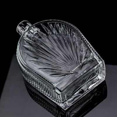 1000 ml γυάλινο γυαλί διαφανής κενή βότκα ουίσκι γυάλινο μπουκάλι για τις ανάγκες σας